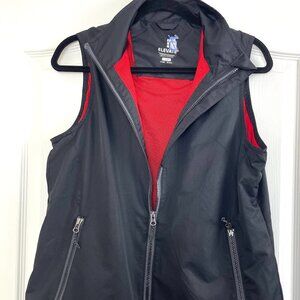 Elevate Zip Vest vest with Pocket Casual Solid Color Sleeveless Jacket Size M